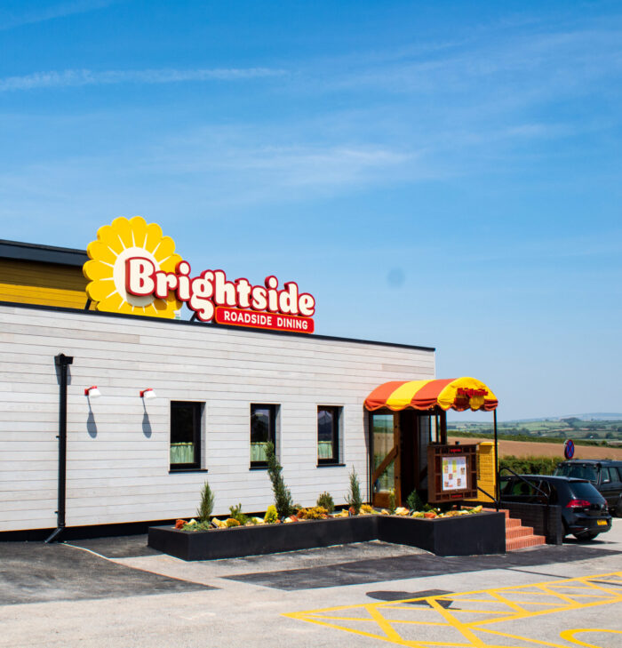 Brightside Roadside exterior road shot Saltash A38